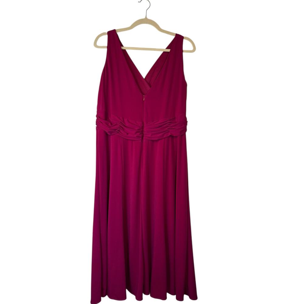 Alfred Angelo Fuchsia Cocktail Dress - Size 18 - Picture 4 of 14